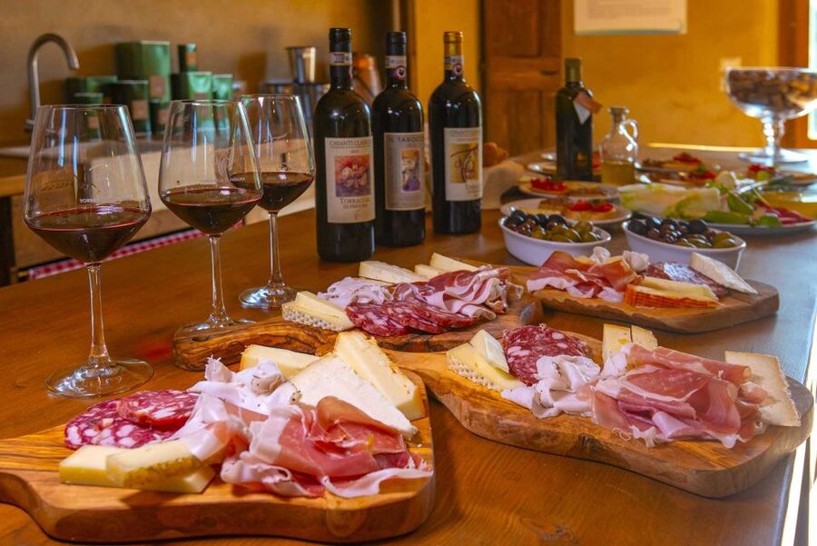 From Florence: Horseback Ride and Olive Oil and food tasting - The food and Chianti wine: why lunch should not be an afterthought