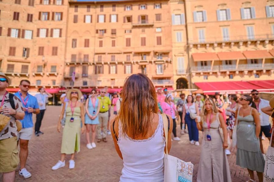 From Florence: Private Pisa, Siena and San Gimignano Trip - Siena: from the cathedral hilltop to Duccio and Piazza del Campo