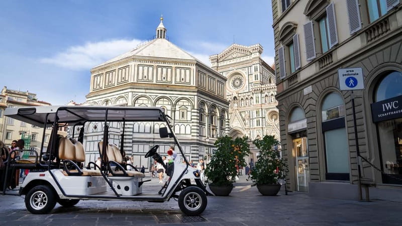 From Florence: Tour of Fiesole in an Electric Golf Cart - Why an electric golf cart is the best way to reach Fiesole