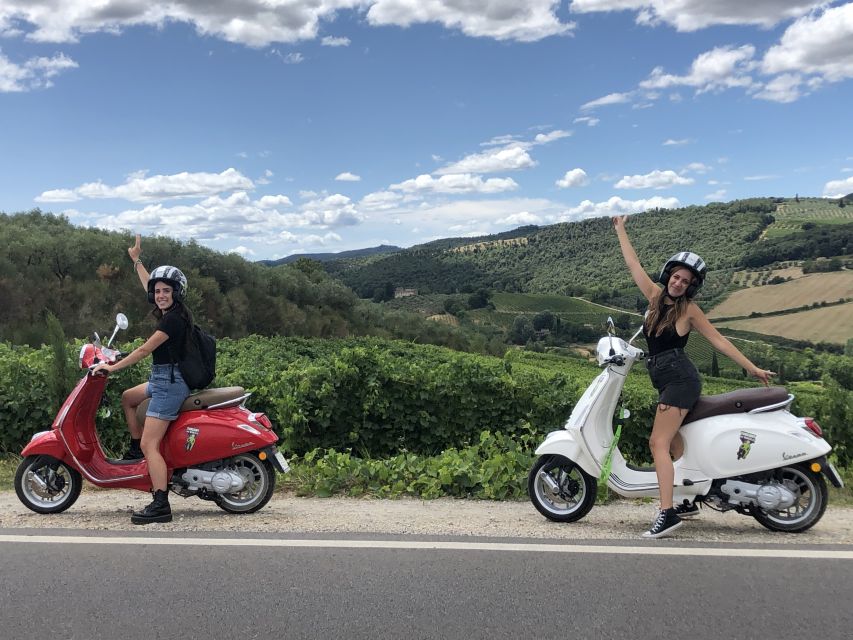 From San Gimignano: Chianti Half-Day Vespa Tour with Lunch - Safety comes first: driving test, helmet, and the rules of the road