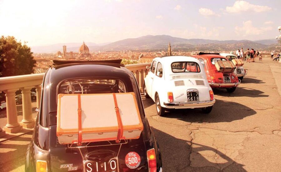From San Gimignano: Vintage Fiat 500 Self-Drive Chianti Tour - The winery stop: exclusive access plus tastings and snacks