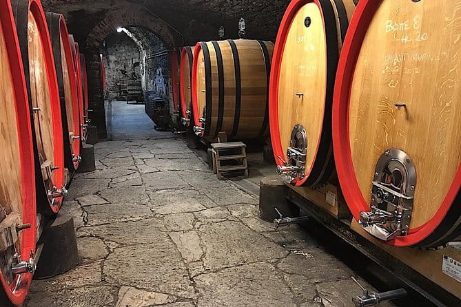 Full-Day Tuscany Castles Tour with Wine Tasting from Florence - Stop 1: Castello del Trebbio Cellars and a Five-Wine Tasting