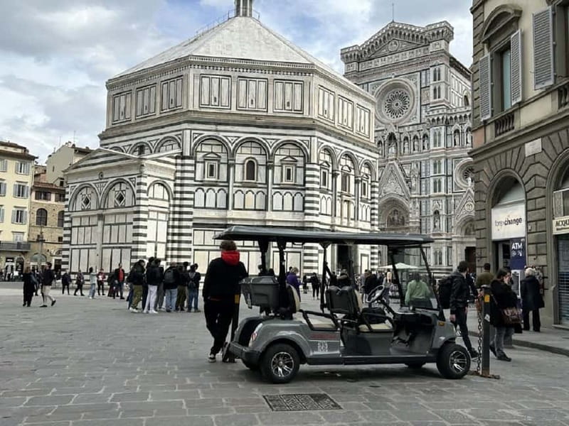 Golf Cart Firenze: Tour Guidato Esclusivo e Sostenibile - Audio Guide: Facts on the Move (Without Bombarding You)