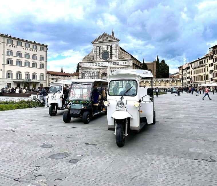 Golf Cart Tour Florence Hills and Michelangelo Square - A Private Electric Golf Cart: Faster Views, Less Foot Fatigue