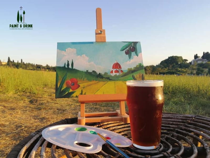 Paint and Drink Florentine Hills - The art tutor effect: step-by-step guidance in real terms