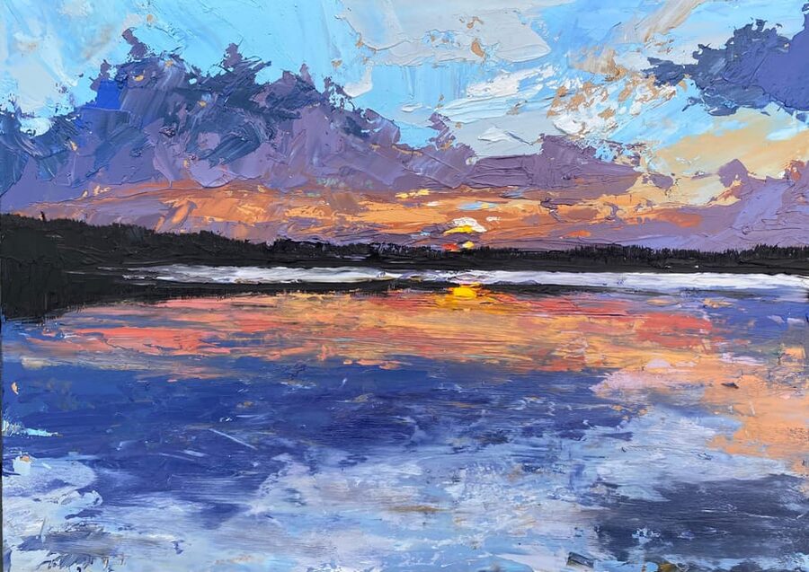 Palette Knife Painting Class Florence - Why palette knife painting in Florence feels different