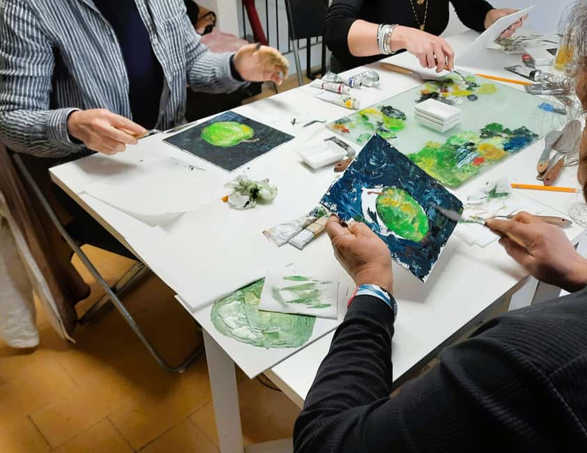 Palette Knife Painting Class Florence - The 3-hour rhythm: still life session, break, and second painting