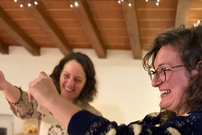Pasta, meatballs and ice cream in a villa in the hills of Florence - Two fresh pastas from scratch: tagliatelle and Lina’s ravioli