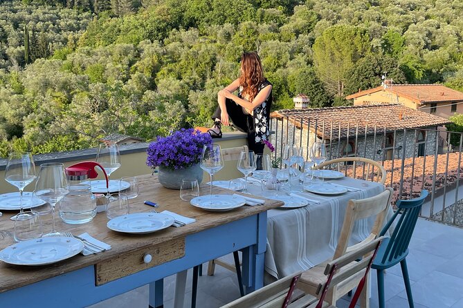 Pasta, meatballs and ice cream in a villa in the hills of Florence - Starter first: cheese and salami with a welcome drink