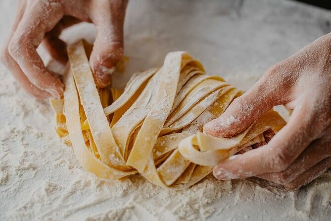 Pasta & Tiramisu Cooking Class + Italian Market Tour in Florence - Your meal and the house wine you get included