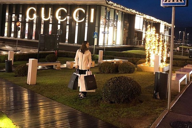 PRIVATE Full-Day Shopping Tour: The Mall GUCCI and Spaces PRADA outlet - Price and value: what $390.37 per person buys you