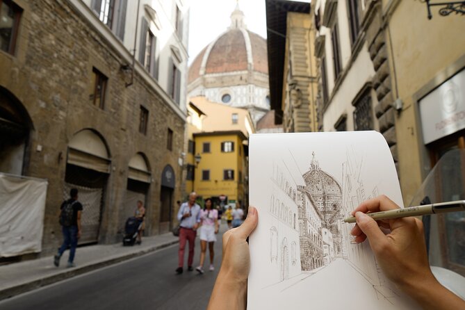 Private Sketching Activity in Florence - Ink or Watercolor: Choose Your Finish After a Guided Start
