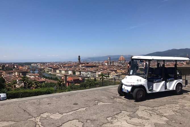 Private Tour of the Historic Center of Florence by Golf Car - Piazzale Michelangelo: views you can actually time well