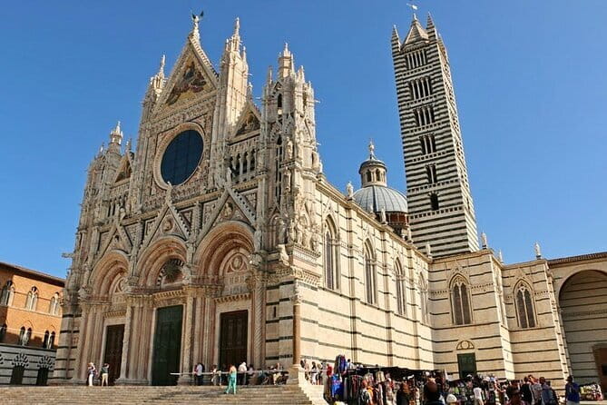 Private tour Siena, San Gimignano and Monteriggioni, lunch in the cellar - Siena, Stop 1: San Domenico, Piazza del Campo, and Those Medieval Streets