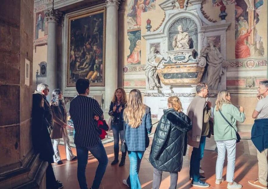 Santa Croce Church Guided Tour in Florence - The cemetery, the polychrome façade, and what “restored” actually means