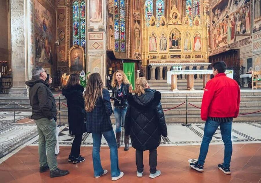 Santa Croce Church Guided Tour in Florence - Inside Santa Croce: Gaddi in the Cappella Maggiore and the art that sets the tone