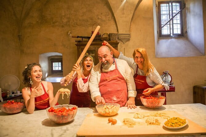 Small Group Pasta Making Class Wine Tasting in a Tuscan Castle - Key things to know before you go