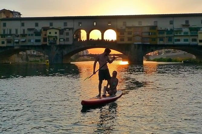 SUP at Ponte Vecchio with a Floating Drink - Florence Paddleboarding - Key highlights you will feel right away