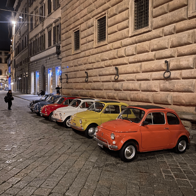 Tuscan Evening Tour: Fiat 500, 8:30 to 10 PM - What you’ll learn while the city lights do their job