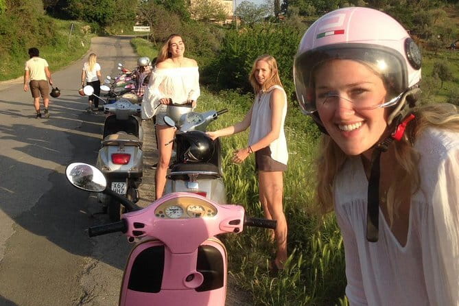 Tuscany Vespa Tour: Lunch & Wine Tasting, Countryside Roads - Scooter skills before you hit Chianti