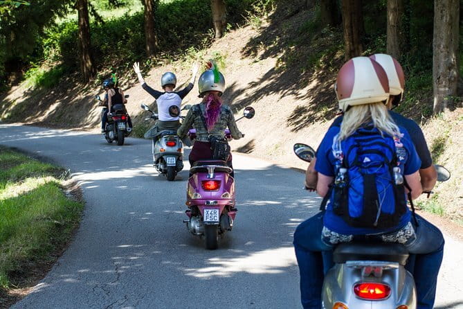 Tuscany Vespa Tour: Lunch & Wine Tasting, Countryside Roads - Stop in the Chianti hills: the private winery and cantina visit