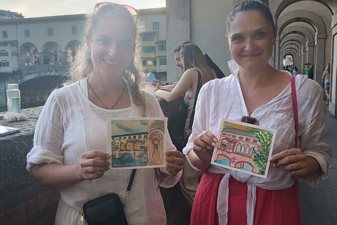 Urban Drawing Workshop in Florence - Stop 2: Ponte Vecchio and Turning an Icon Into Illustration