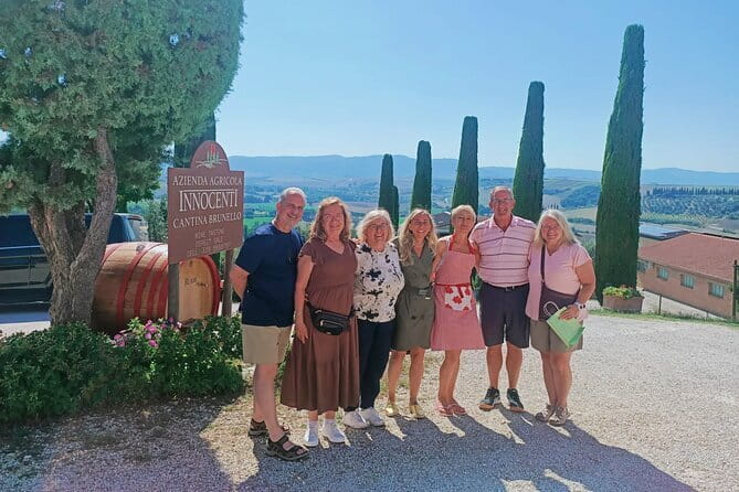 VIP Brunello Montalcino, Montepulciano & Val d'Orcia with Lunch - Montalcino: fortress views, then a boutique winery-farm lunch-tasting